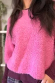 Lola Boucle Slouch Knit Candy